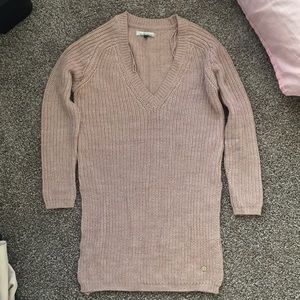 Forever 21 Asos chunky sweater long tunic v neck